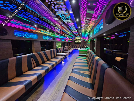 Customized party bus interiors for any occasion Image 11