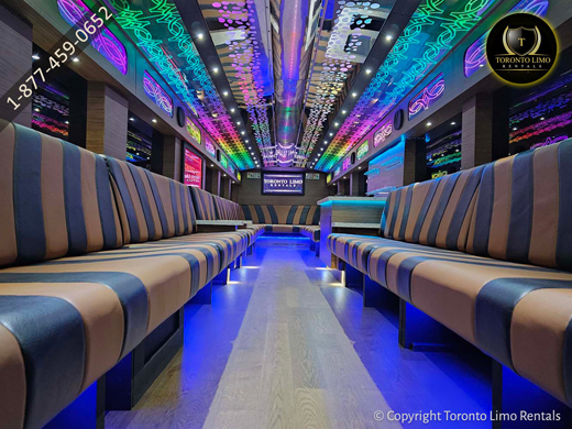 Party bus with panoramic windows for sightseeing tours Image 6